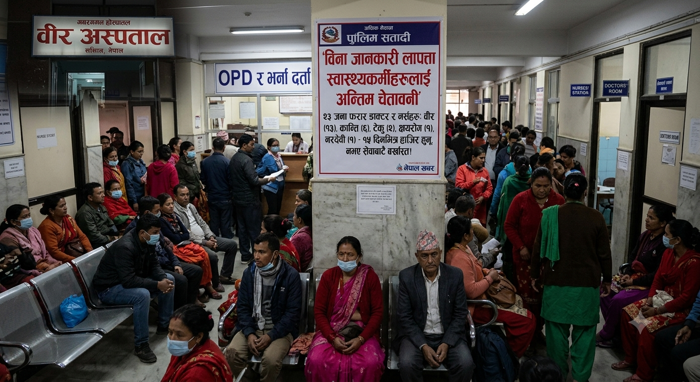सरकारी अस्पतालमा बिरामीको बिचल्ली,डाक्टर र नर्स महिनौँदेखि गायब