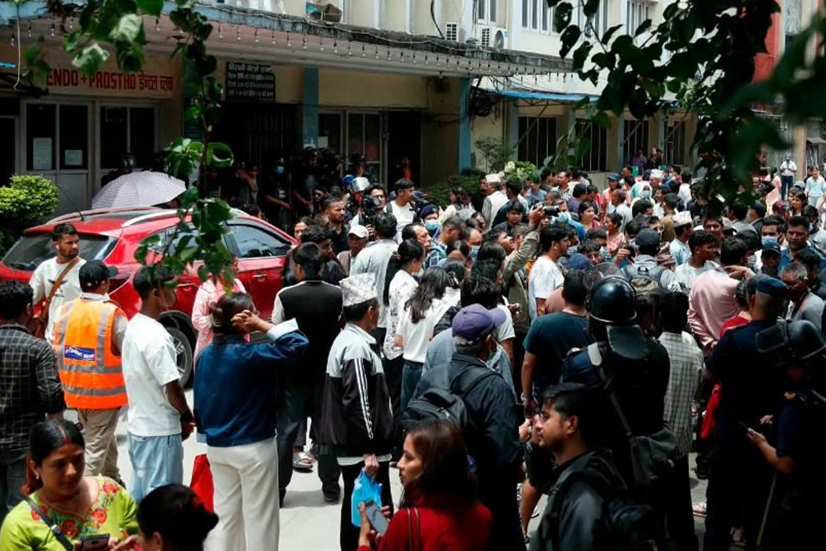 गणेश नेपाली मृत्यु प्रकरण:अस्पताल परिसरमा  प्रहरी तैनाथ