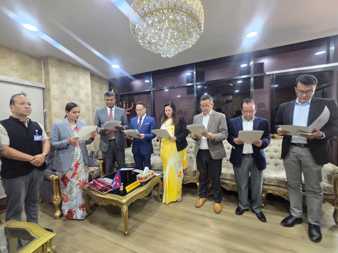 नवनियुक्त उपकुलपतिद्वारा पद तथा गोपनीयताको शपथ ग्रहण