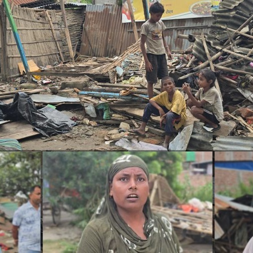 लहान नगरपालिकाले नयाँ बजारमा चलायो डोजर, व्यापारी भन्छन्- पक्षपात भयो