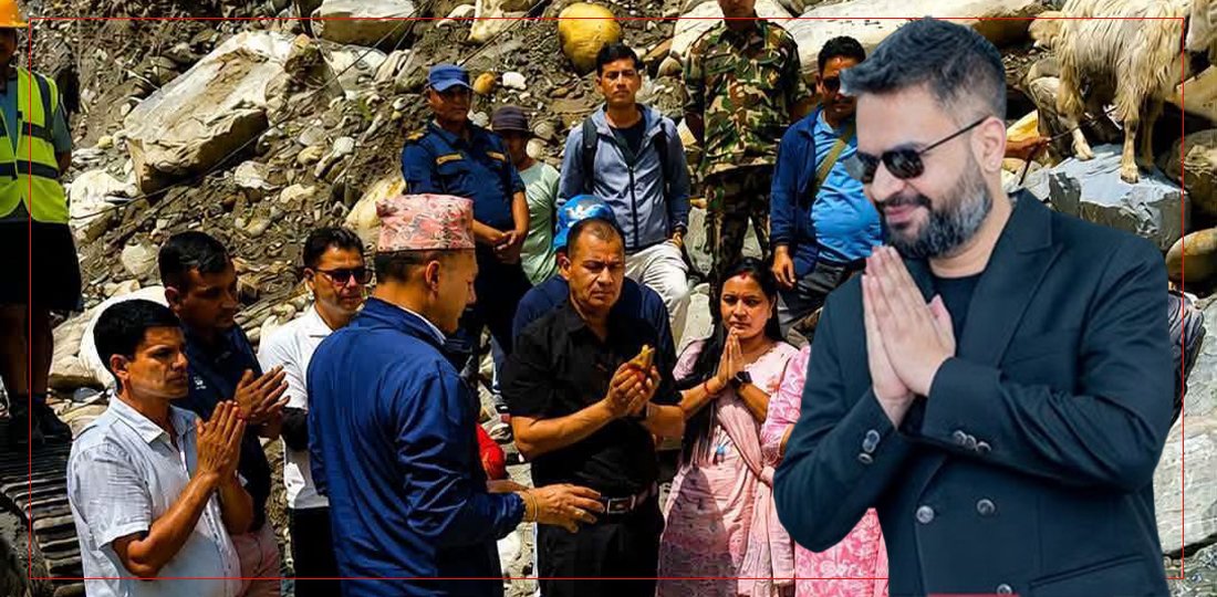छेवैबाट प्रधानमन्त्री मुस्ताङ गए, जनतासँग पैसा मागेर बाटो बनाउँदै छ अन्नपूर्ण