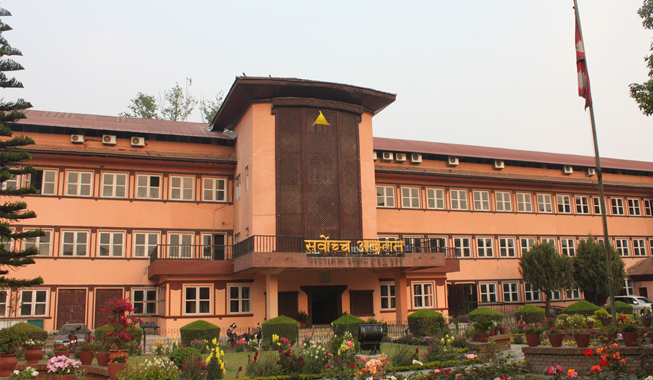 सर्वोच्चः सांसदले बजेट चलाउन नहुने