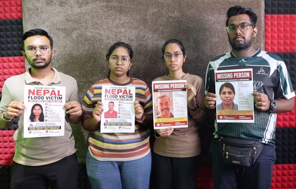 भोटेकोशी बाढीमा आमाबुबा हराएपछि आश मारेर फर्किंदै मलेसियाबाट आएका छोराछोरी
