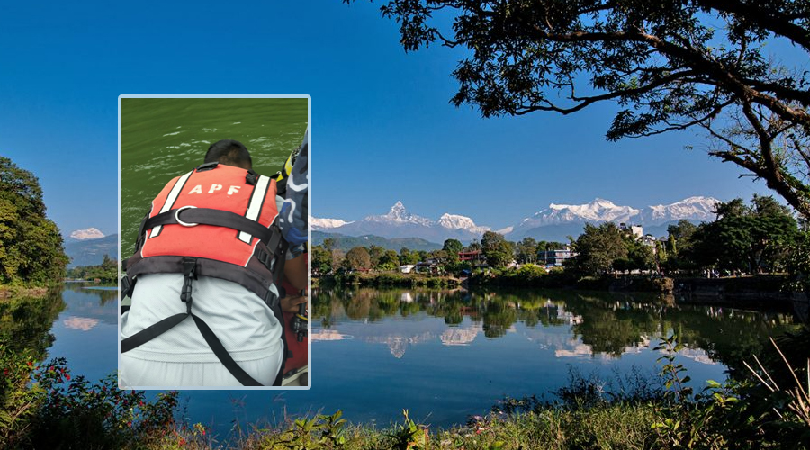 फेवातालमा डुबेका युवकको उद्धार