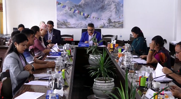 बाढी प्रभावित प्रतिष्ठानका लागि पुनःस्थापना कार्यक्रम कार्यान्वयन गर्न अर्थ समितिको निर्देशन