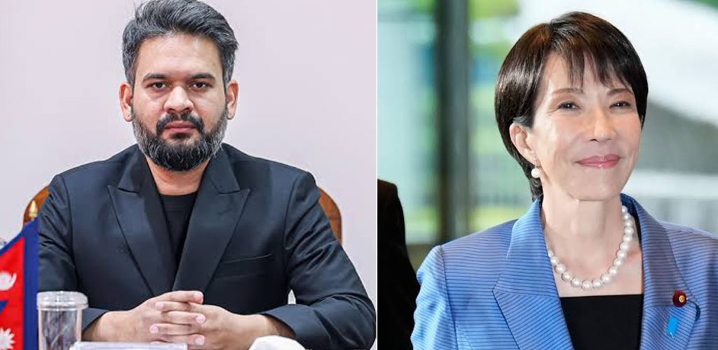 जापानी प्रधानमन्त्री र प्रधानमन्त्री बालेनबीच टेलिफोन वार्ता: जापानले आपतकालीन टोली पठाउने