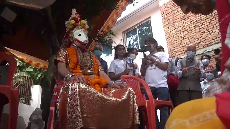 ललितपुरमा ऐतिहासिक नृसिंह जात्रा सम्पन्न