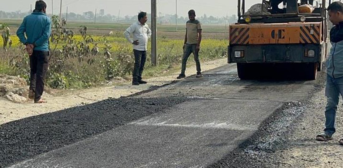 वीरगञ्जको मुख्य सडक विस्तार अन्तिम चरणमा