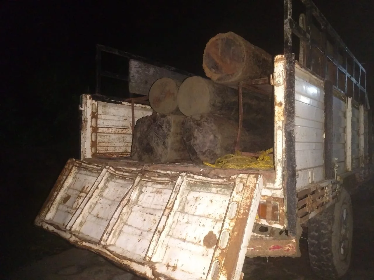 खोलाबाट काठ तस्करीको प्रयास : वन टोली र प्रहरी पुगेपछि तस्कर फरार