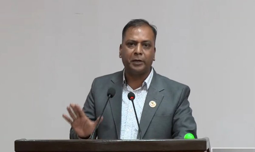 जलवायु न्यायका लागि विश्वमञ्चमा नेपालले हात फैलाउने होइन, तथ्य बोकेर उभिनुपर्छ : सांसद कर्ण
